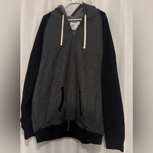 SONOMA Men’s 3XB Charcoal and Black Hoodie Big & Tall